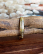 Bracelet jonc texturé - à l'unité