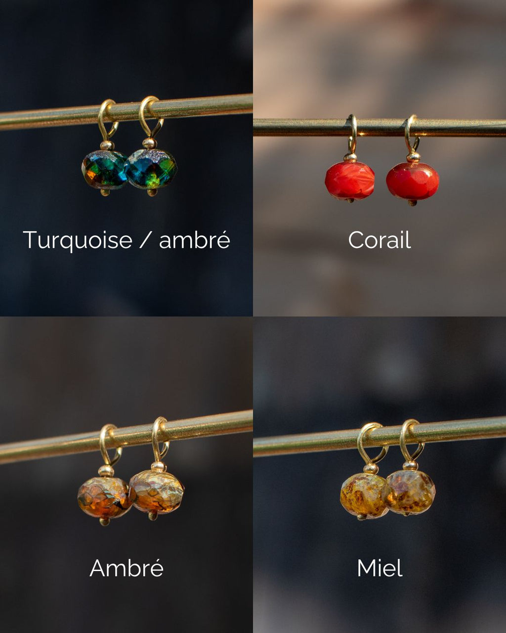 Fragments de couleurs - charms interchangeables pour les créoles Iconiques (par paire)