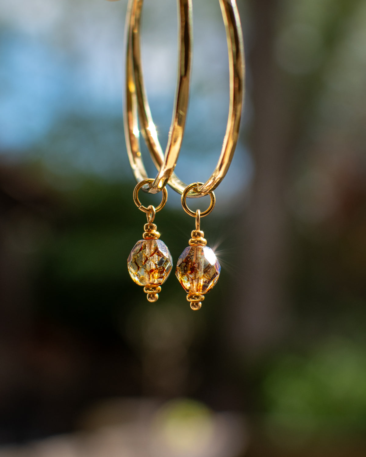 Charms pour personnaliser les créoles - couleur Ambre