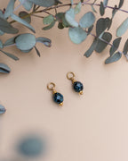 Charms pour personnaliser les créoles - couleur Noir bleuté