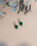 Charms pour personnaliser les créoles - couleur Vert émeraude