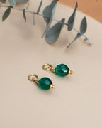 Charms pour personnaliser les créoles - couleur Vert émeraude