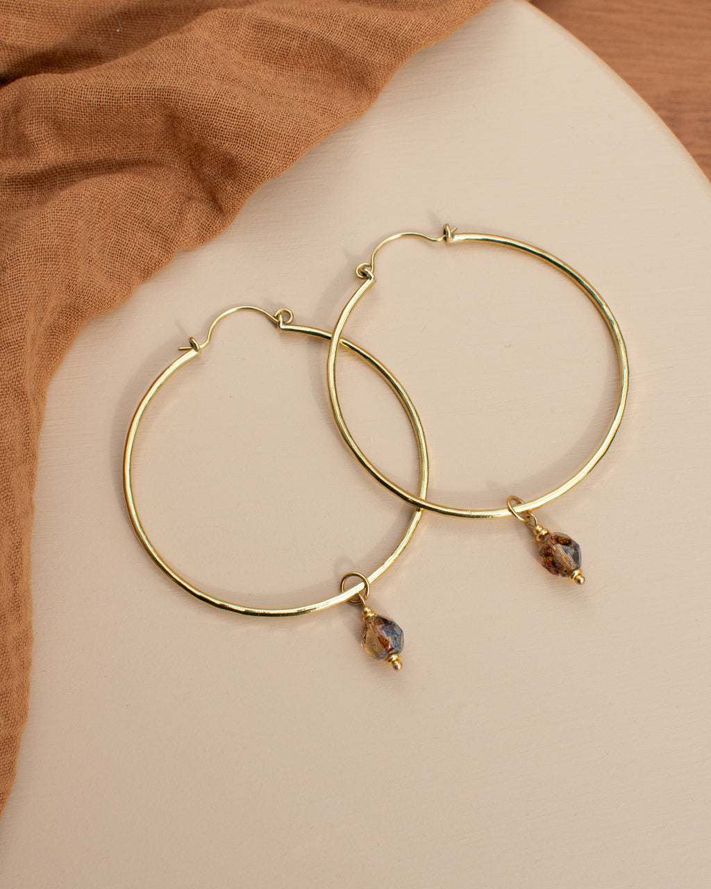 Charms pour personnaliser les créoles - couleur Ambre