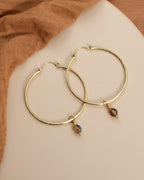 Charms pour personnaliser les créoles - couleur Ambre