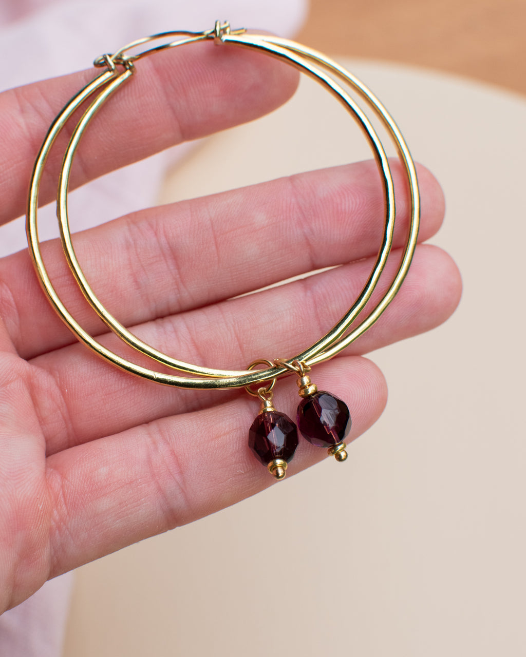 Charms pour personnaliser les créoles - couleur Améthyste