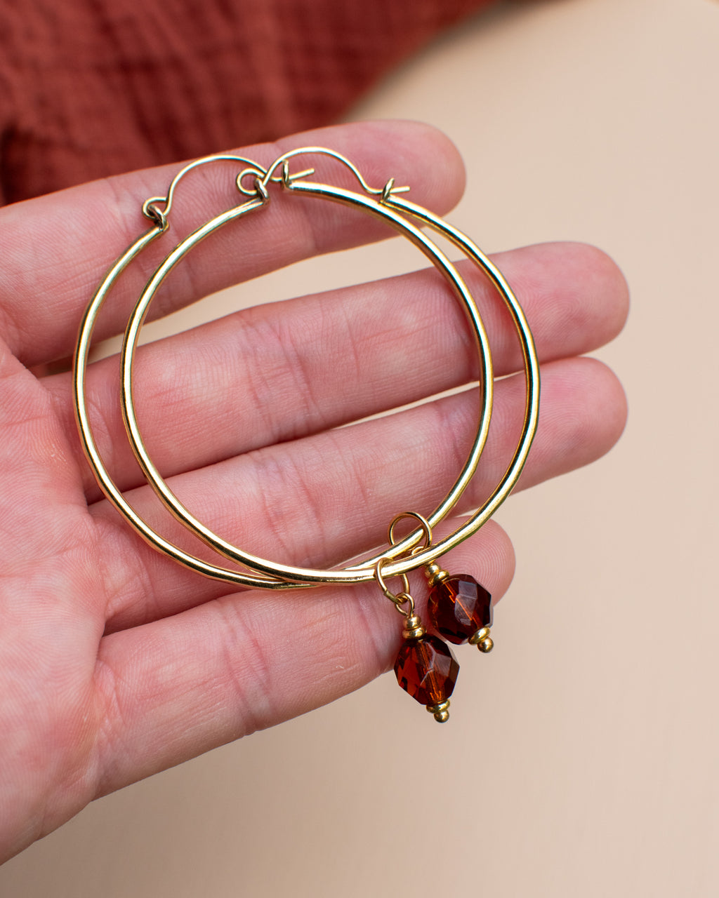 Charms pour personnaliser les créoles - couleur Topaze fumé