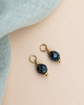 Charms pour personnaliser les créoles - couleur Noir bleuté