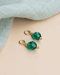 Charms pour personnaliser les créoles - couleur Vert émeraude