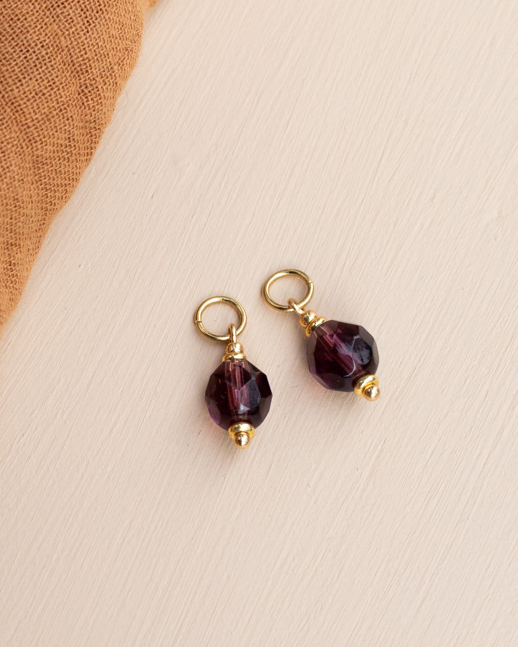 Charms pour personnaliser les créoles - couleur Améthyste