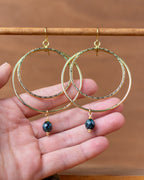 Les Irresistibles - motif "Navajo", perles noir bleuté