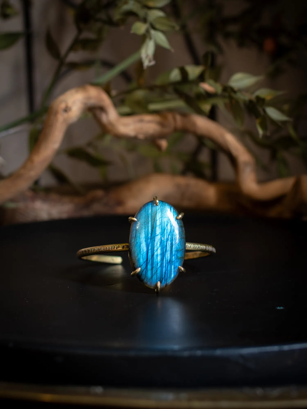 Bracelet griffe Labradorite