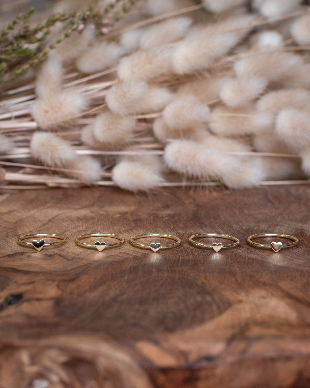 Bague Petit cœur en laiton