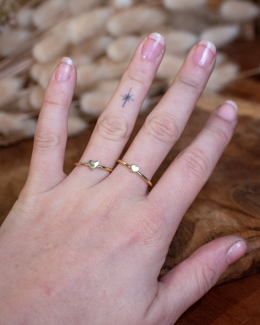 Bague Petit cœur en laiton