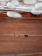 Duo d’anneaux en or laminé (Gold Filled 14carats) – Back to black