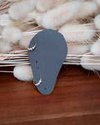 Duo d’anneaux en or laminé (Gold Filled 14carats) – Ivoire opalescent