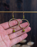 Les Essentielles, petit modèle - avec perles vert anis