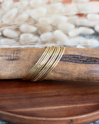 Bracelet jonc texturé - à l'unité