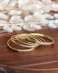 Bracelet jonc texturé - à l'unité