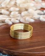 Bracelet jonc texturé - à l'unité