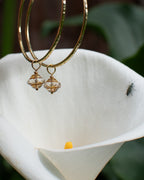 Charms "Saturne", interchangeables pour personnaliser les créoles (vendus par paire)