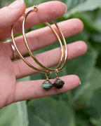 Charms "Saturne", interchangeables pour personnaliser les créoles (vendus par paire)