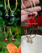Charms "Saturne", interchangeables pour personnaliser les créoles (vendus par paire)